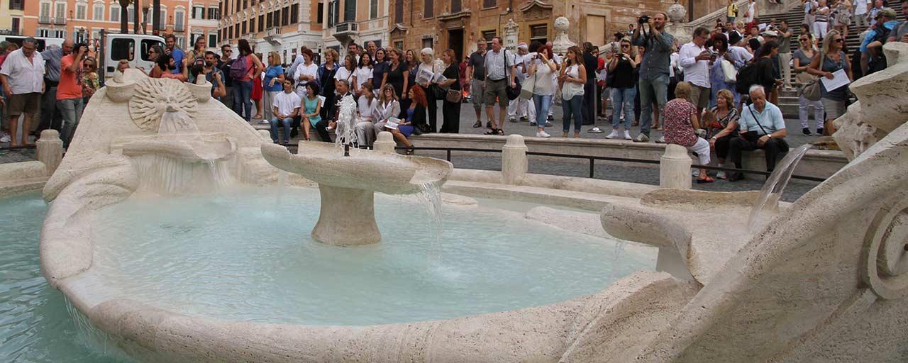 Fontana della Barcaccia - Restauro archeologico e monumentale - Foto 6